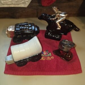 4 Piece Vintage Avon After Shave Bottles Vintage Collectible Set 1970's